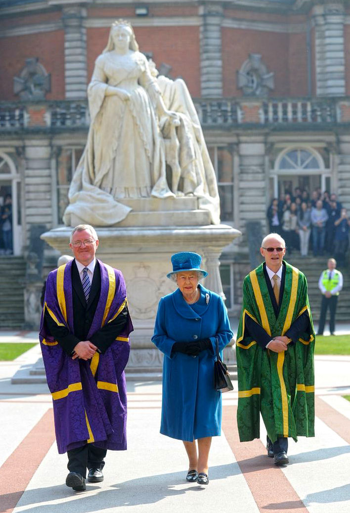 HM Queen Elizabeth II visits RHBNC